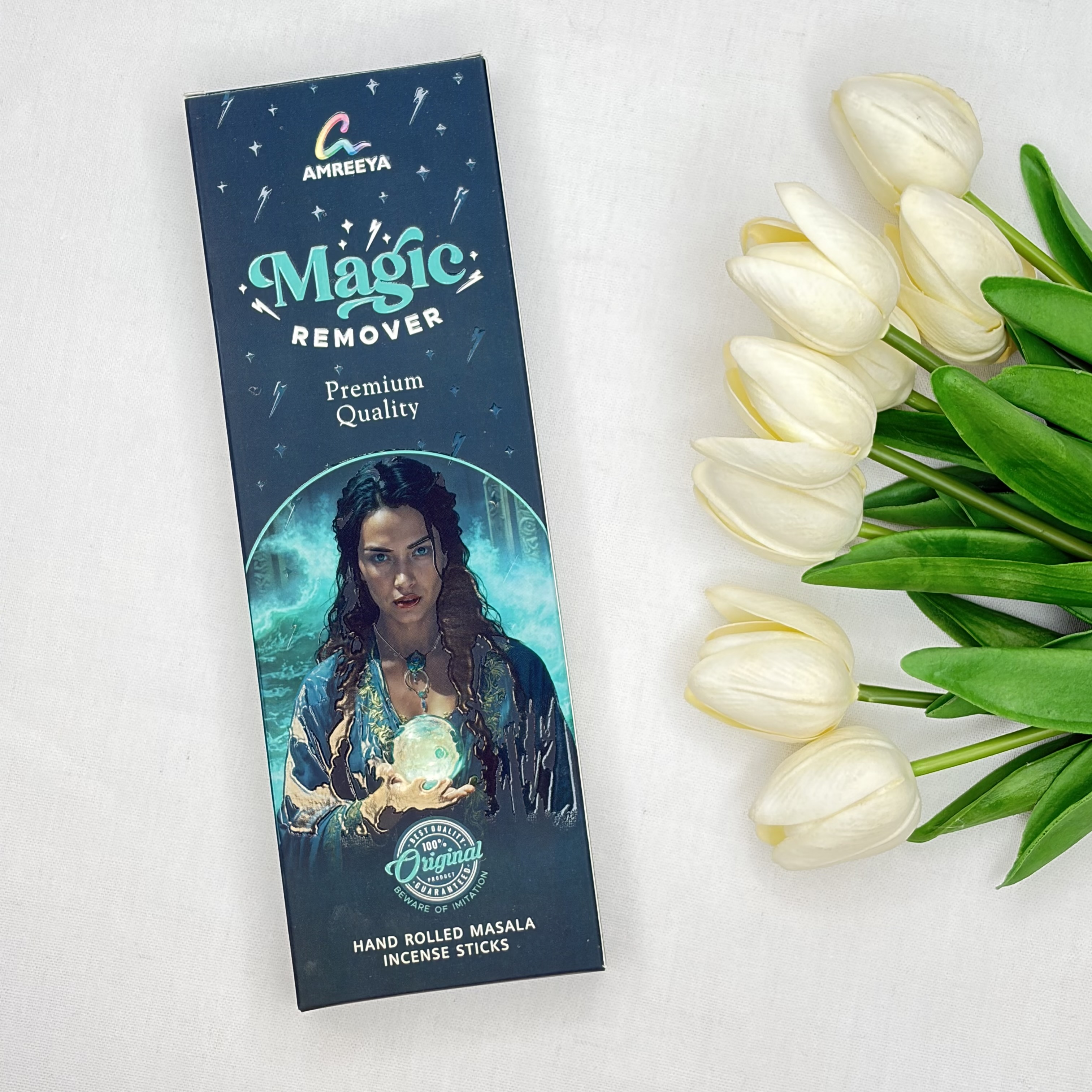 عود دست ساز رایحه MAGIC REMOVER مجیک‌ریمور ۵۰ گرمی برند AMREEYA آمریا