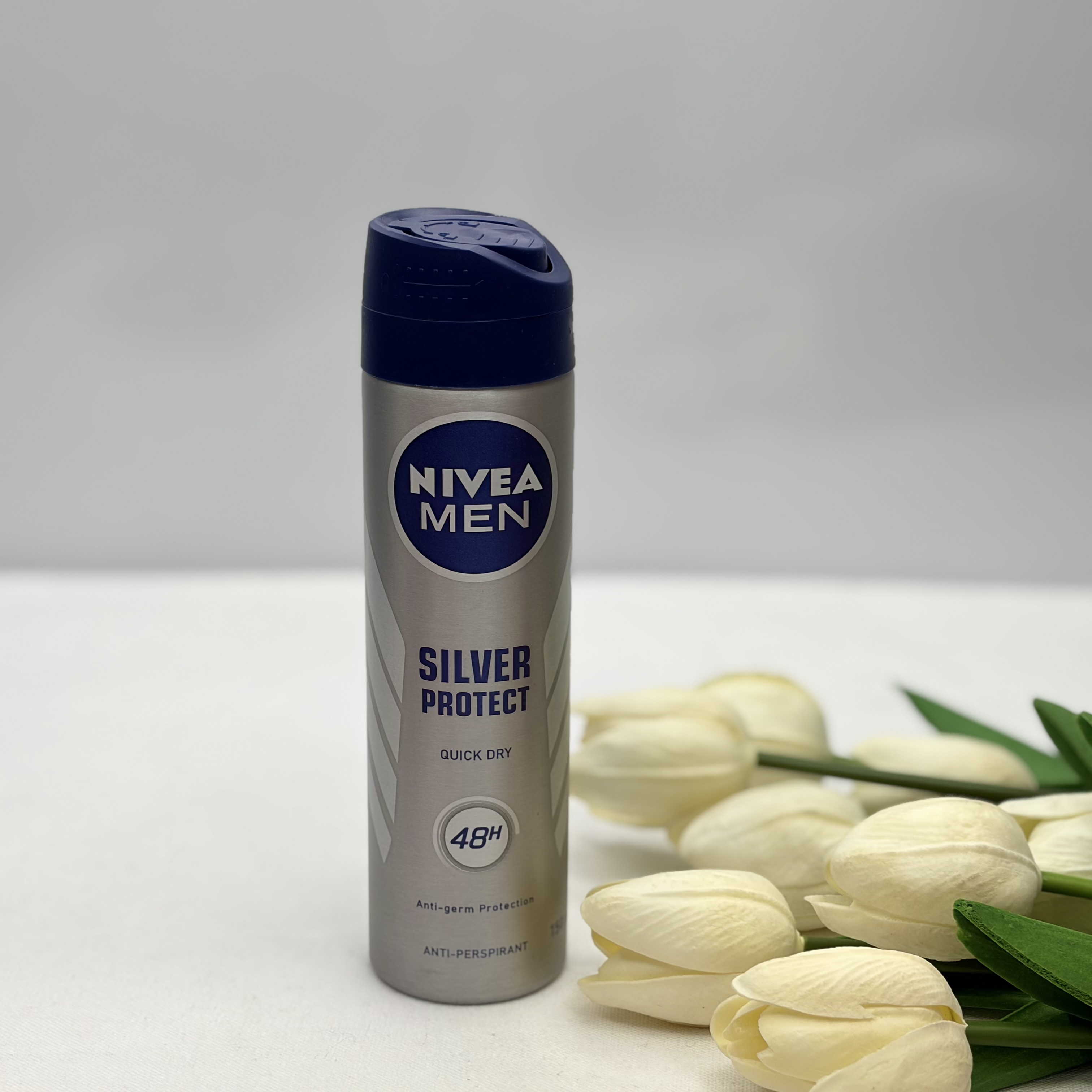 اسپری دئودرانت بدن مردانه رایحه SILVER PROTECT (QUICK DRY)ماندگاری۴۸ساعت ۱۵۰میل