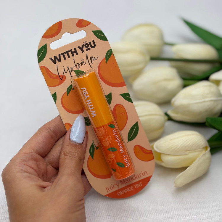 بالم لب رایحه ماندارین Juicy Mandarinبرند ویت یو WITH YOU
