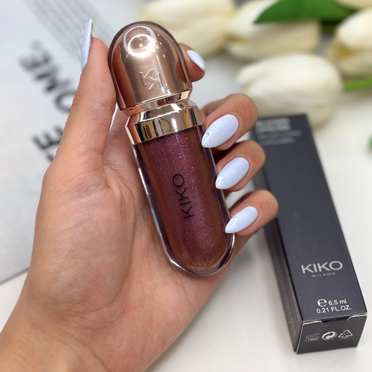 لیپ گلاس قهوه ایdissruptive brown شاین شماره 44 کیفیت اماراتی مسترکوالیتی3D Hydra Lipgloss