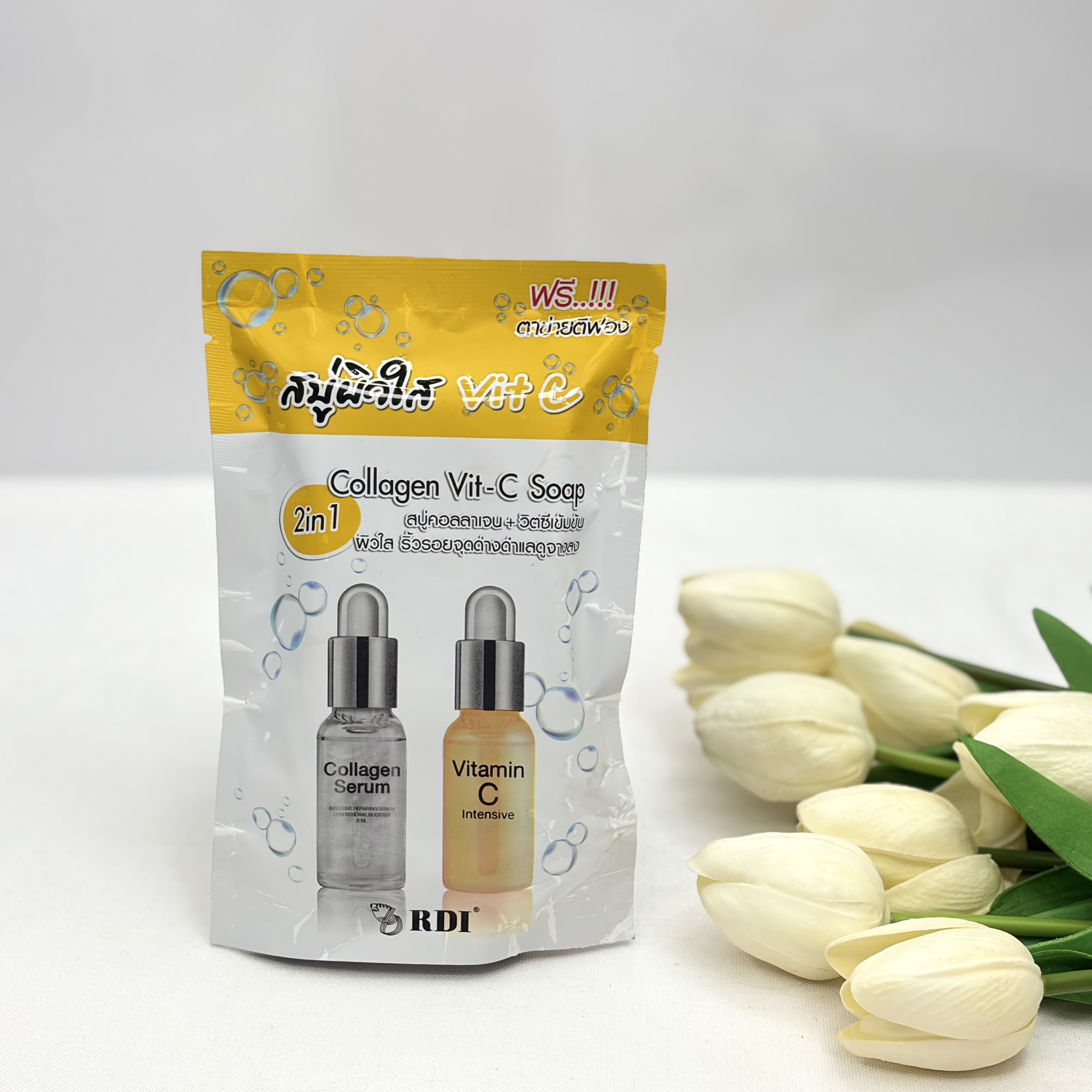صابون ای اچ ای روشن کننده پوست صورت و بدن  98درصد مولتی آلفا هیالورونیک اسیدAHA Whitening Soap