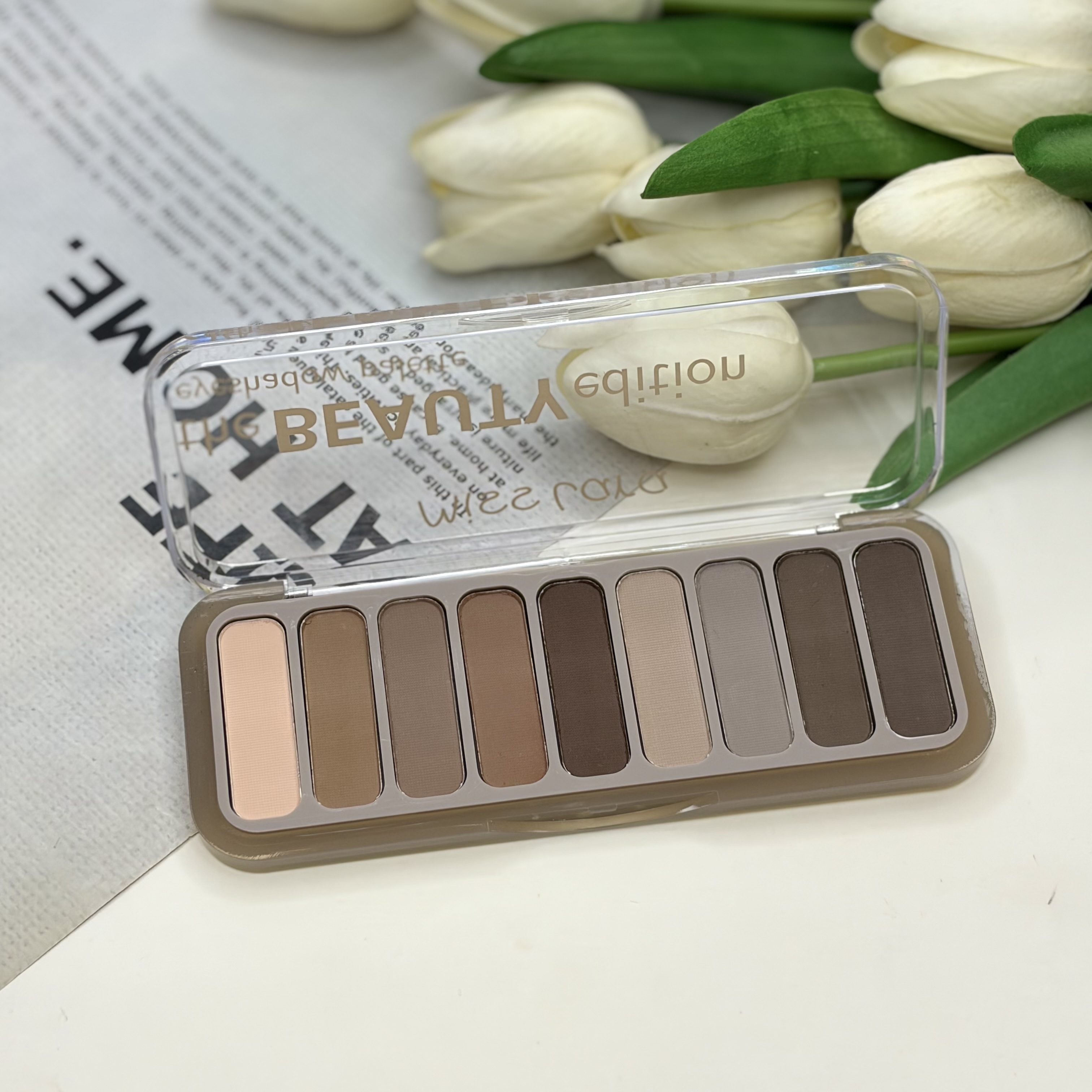 پالت سایه 9 رنگ مات و شاین شماره 3 پلت مدل The Beauty Edition