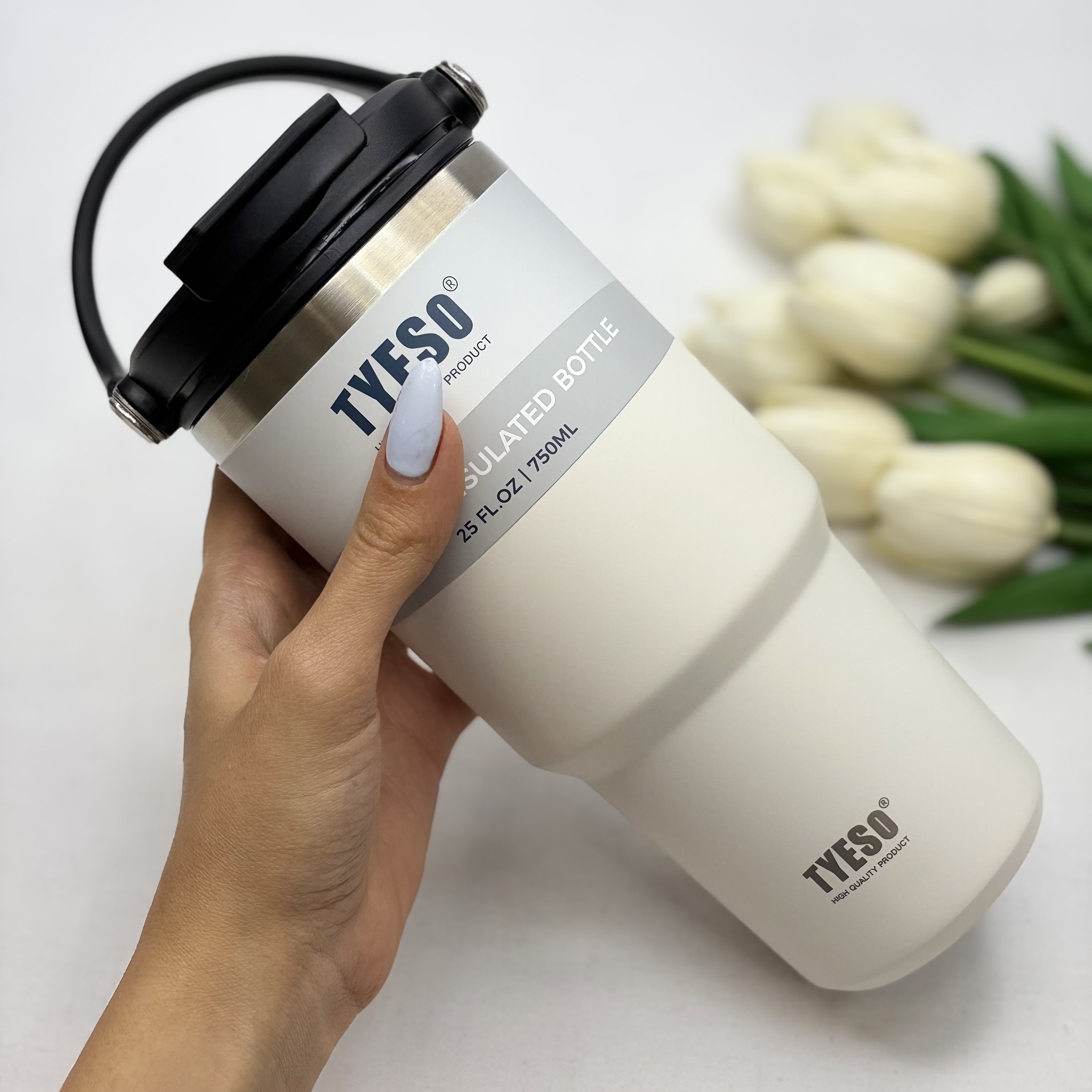 تراول ماگ دسته از بالا 750 میل برند تایسوTYESO