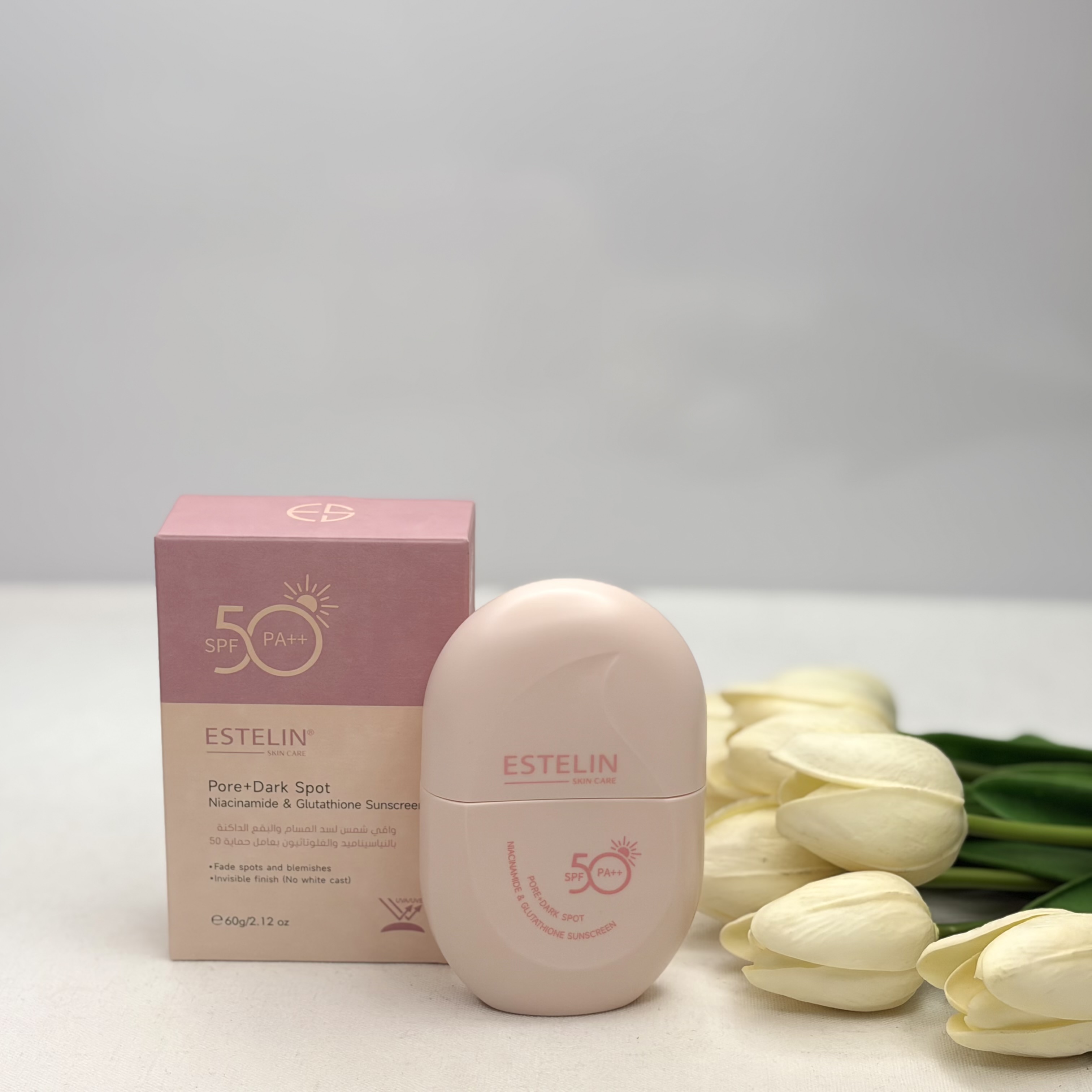 ضدآفتاب ضدلک صورت spf 50 رنگ صورتی ۶۰گرم