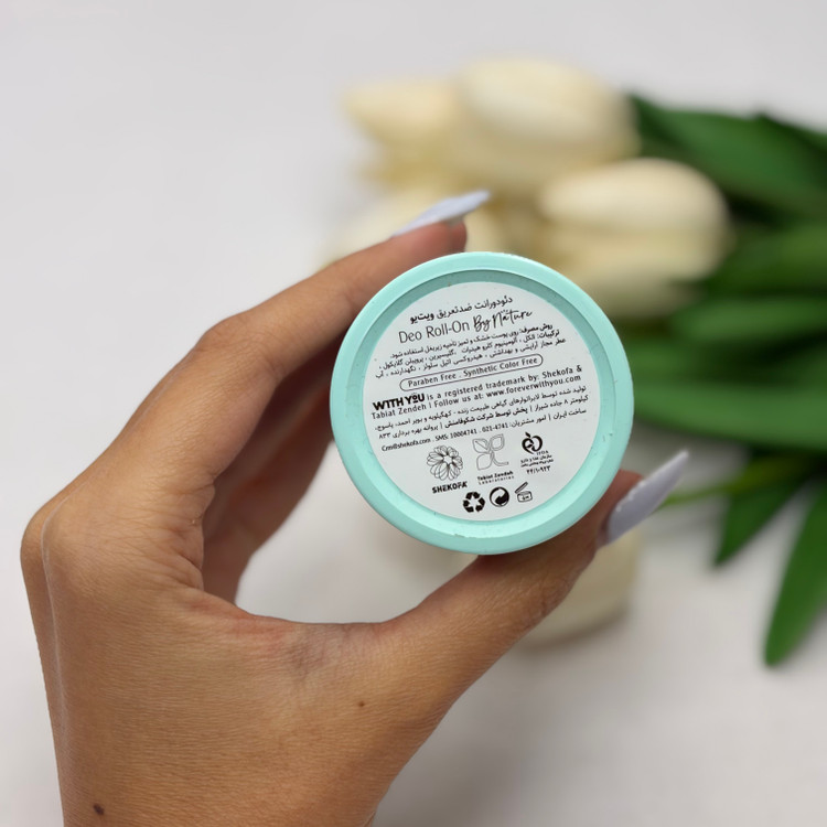 مام رول ضد تعریق دئودورانت زنانه ویت یو مدلSoft Seasalt حجم 50 میل 48 ساعته دارای گلیسیرین